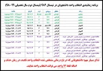 برنامه زمانبندی انتخاب واحد نیسمال دوم 98 (982) 2