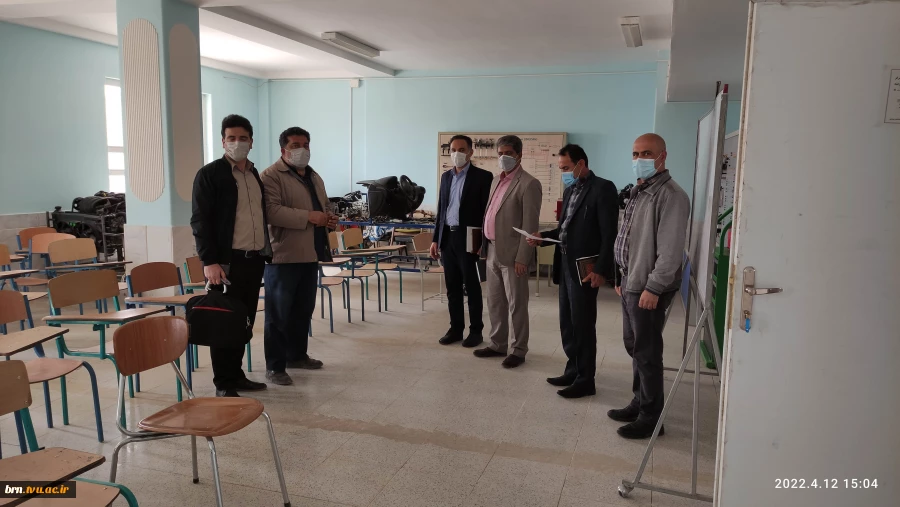 بازدید هیأت نظارت و ارزشیابی کشوری از دانشکده فنی و حرفه ای بروجن 3